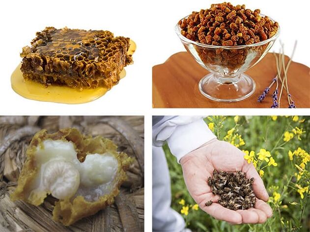 Propolis, peg, bee -bee, kráľovská želé